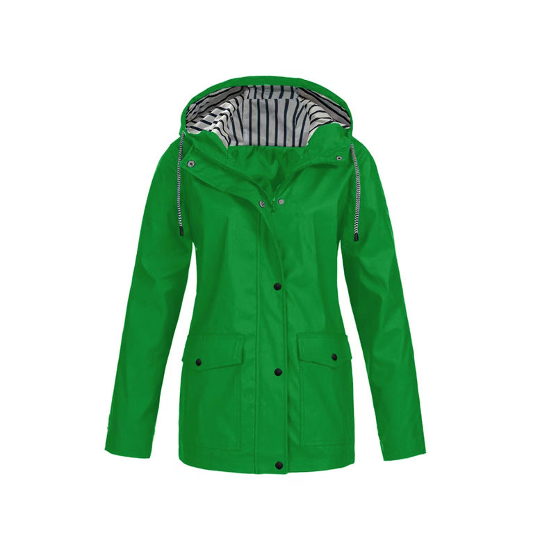 Madison | Stylish Waterproof Womens Rain Jacket with Hood 8