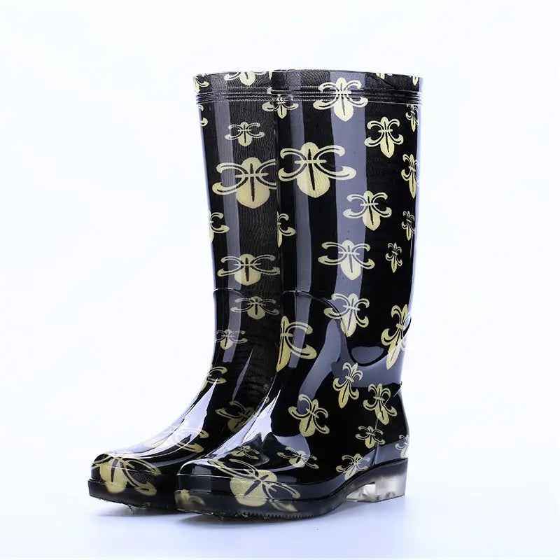 FloraGuard | Women’s Floral Waterproof Rain & Winter Boots
