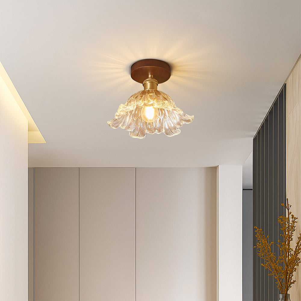 Flower Glass Ceiling Lamp 2