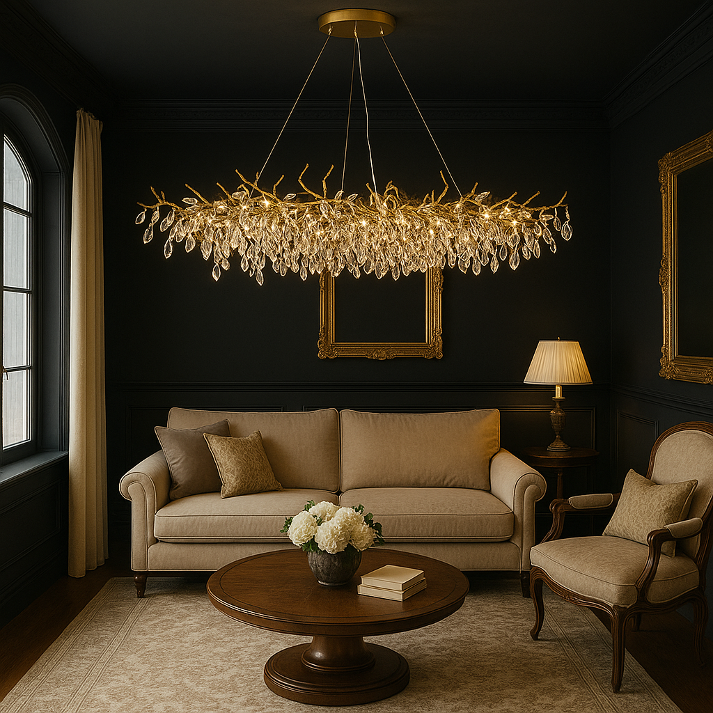 French style glass chandelier 3