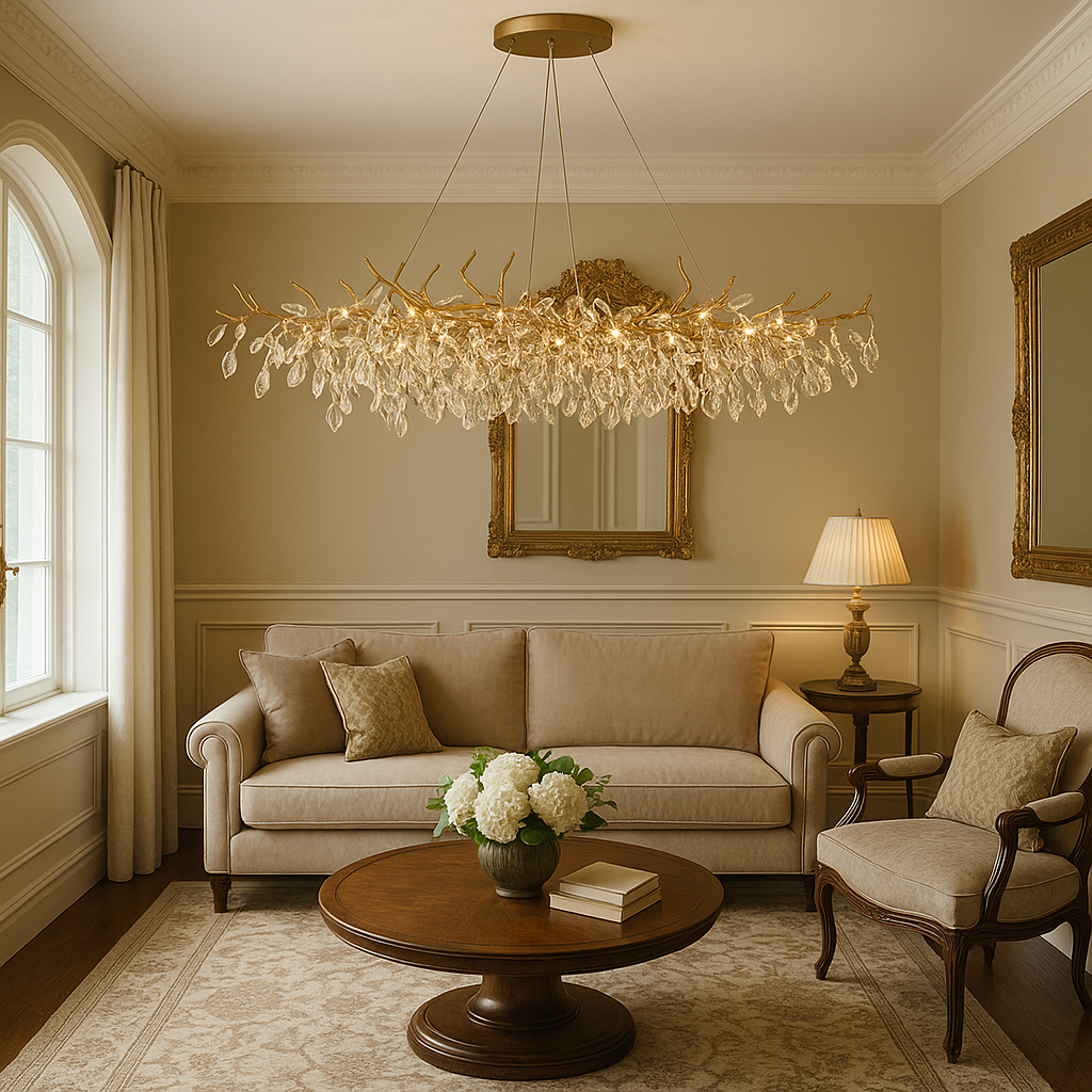 French style glass chandelier 4