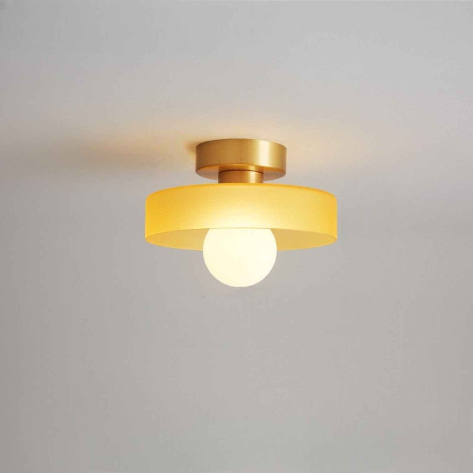 Glivon | Minimalist French-inspired Bauhaus Ceiling Lamp