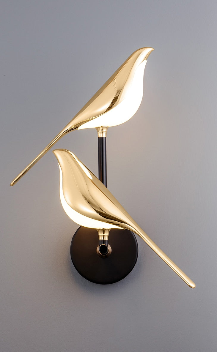 GlowFeather – Modern LED Bird Wall Lamp 7