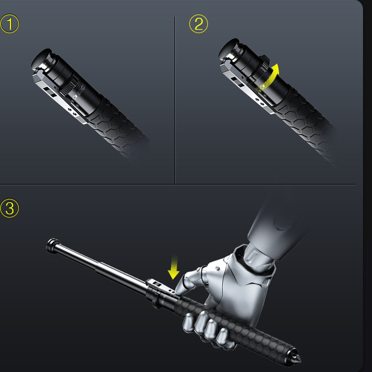 GuardStride – Automatic Self-Defense Hiking Pole for Outdoor Safety 7