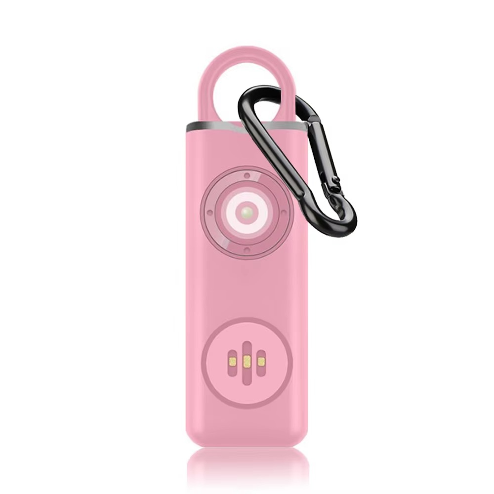 Compact Personal Alarm Keychain with 130dB Siren and LED Light - Safe Self-Defense for Women and Seniors 4