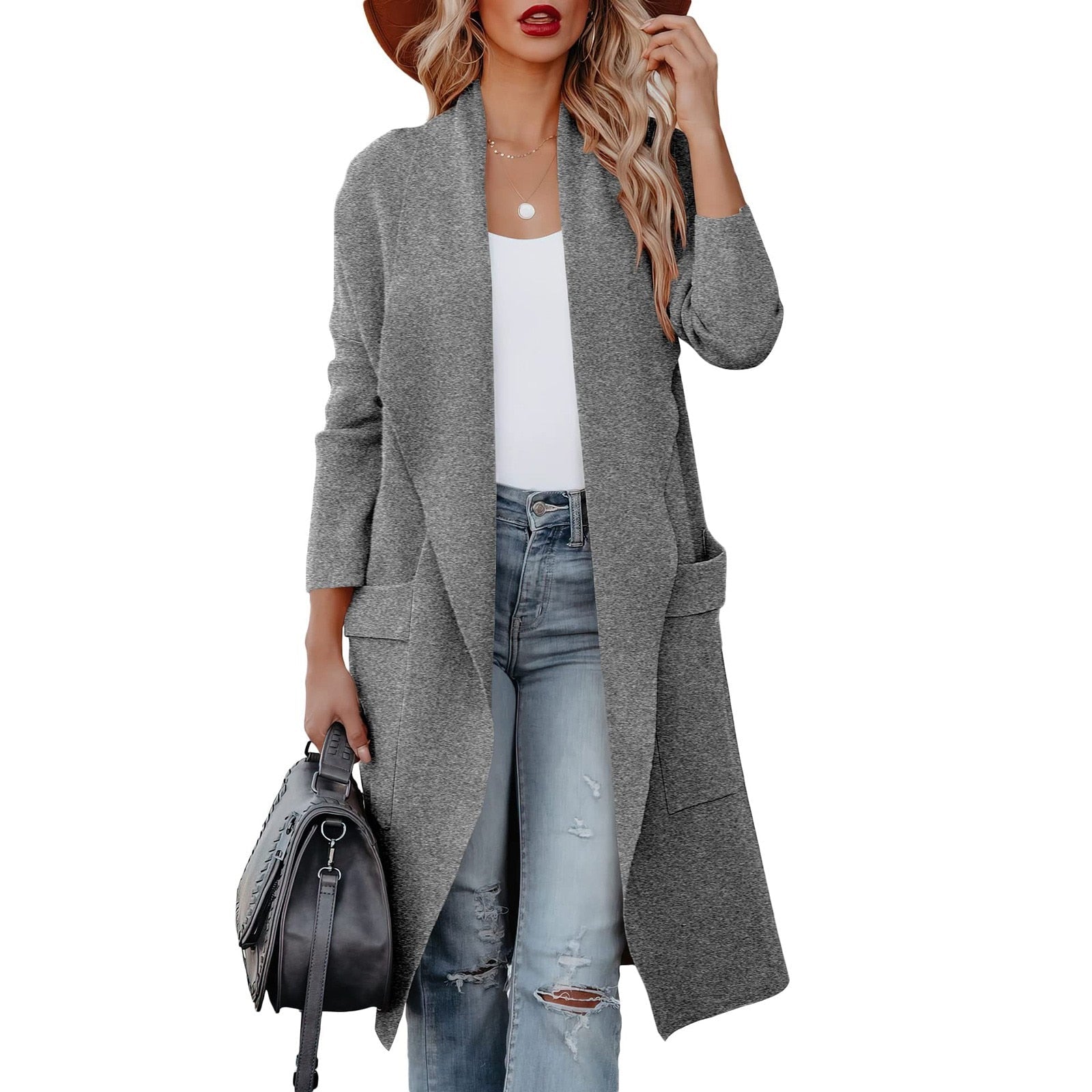 Kylie | Elegant Knitted Winter Suede Coat 4