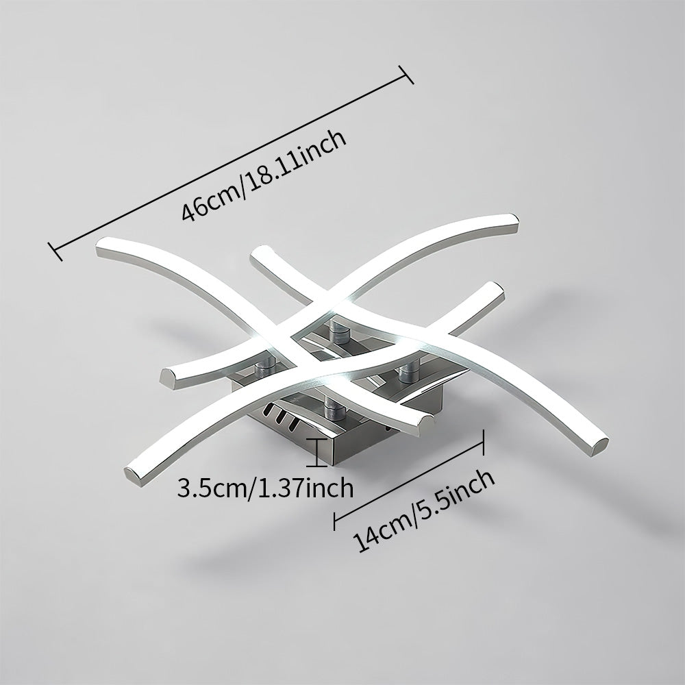 LED Ceiling Light Modern Aluminum Flush Fixture 5