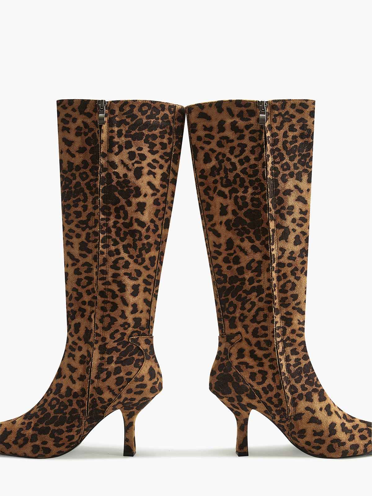 WildStride | Leopard Print Pointed Toe Boots for Chic Outfits