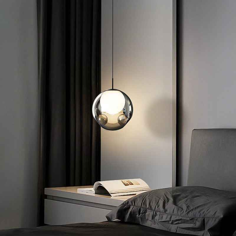Linor | Italian-Inspired Glass Pendant Light for Hallway Lighting