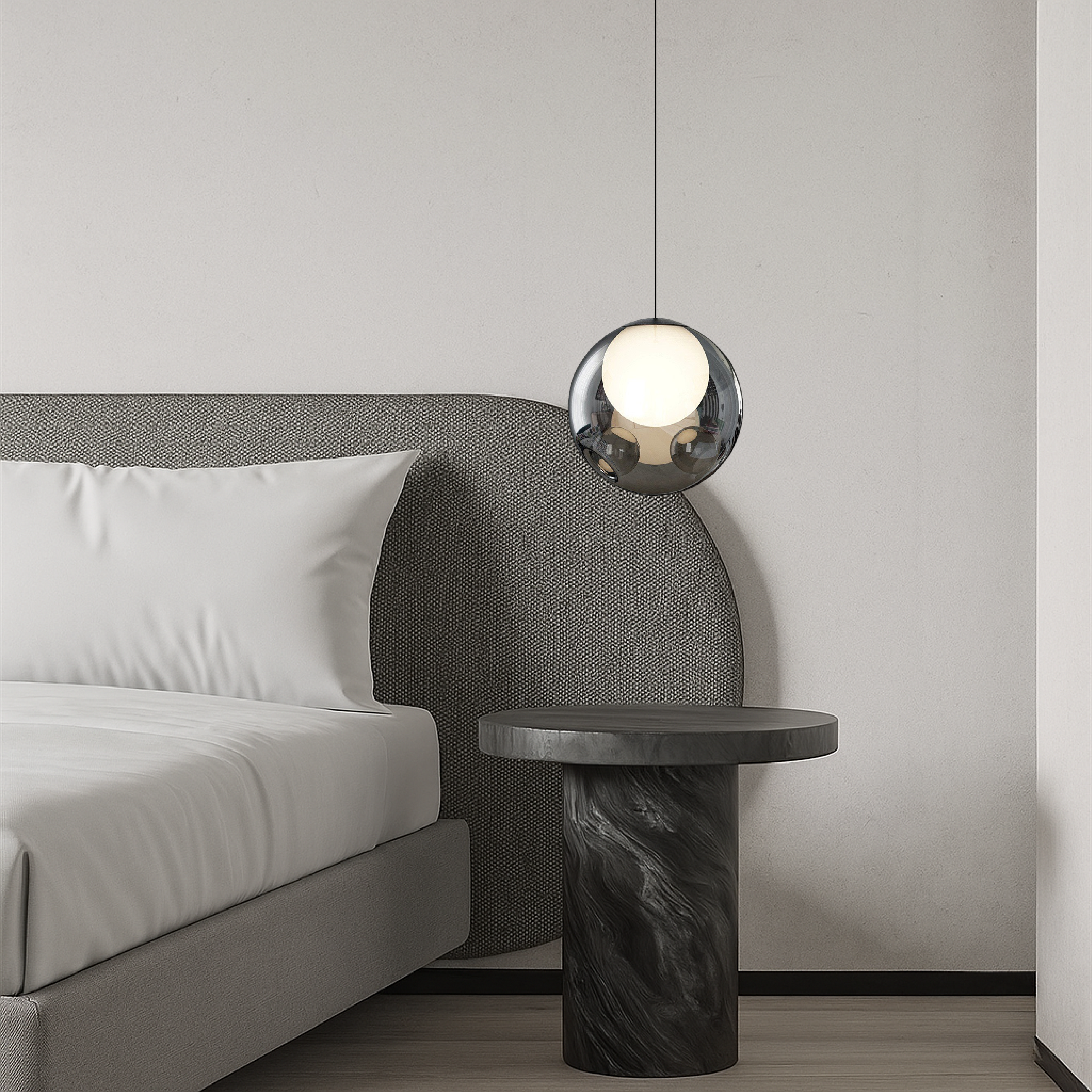 Linor | Italian-Inspired Glass Pendant Light for Hallway Lighting