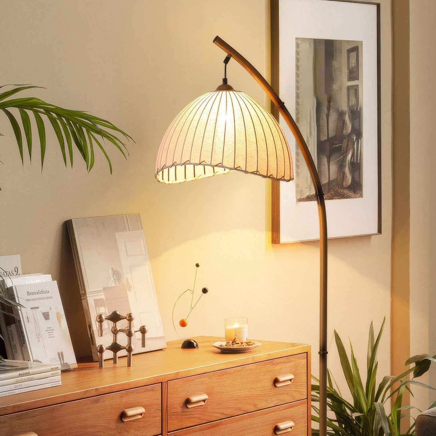 Lixan | Retro Bamboo Cultural Floor Lamp for Modern Interiors