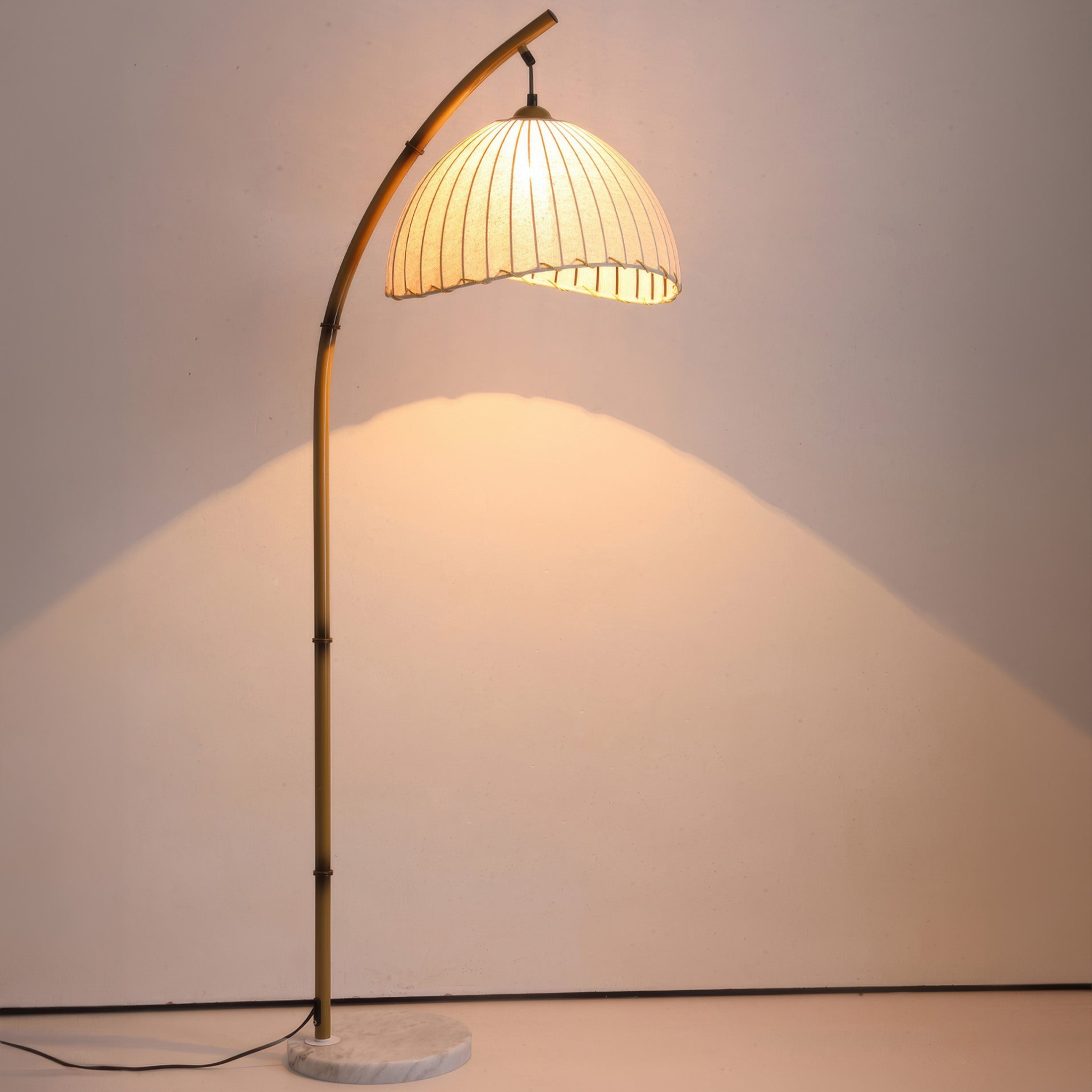 Lixan | Retro Bamboo Cultural Floor Lamp for Modern Interiors