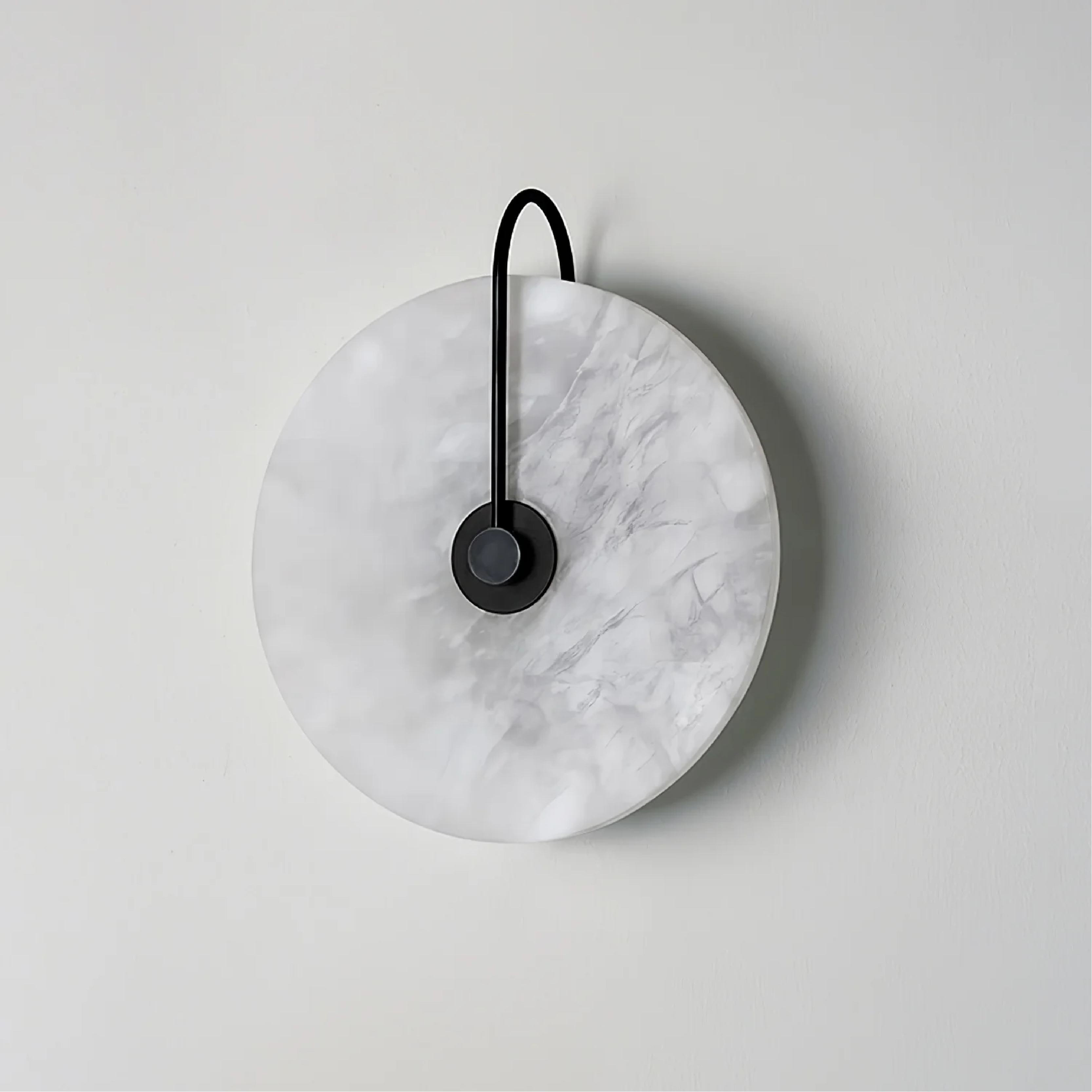 Lumenda | Modern Alab Marble LED Wall Lamp for Minimalist Elegance 8