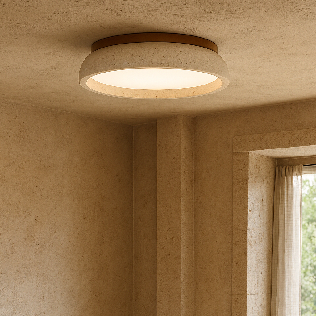 Lumeon | Travertine-style Ceiling Lamp for Classic Look 5