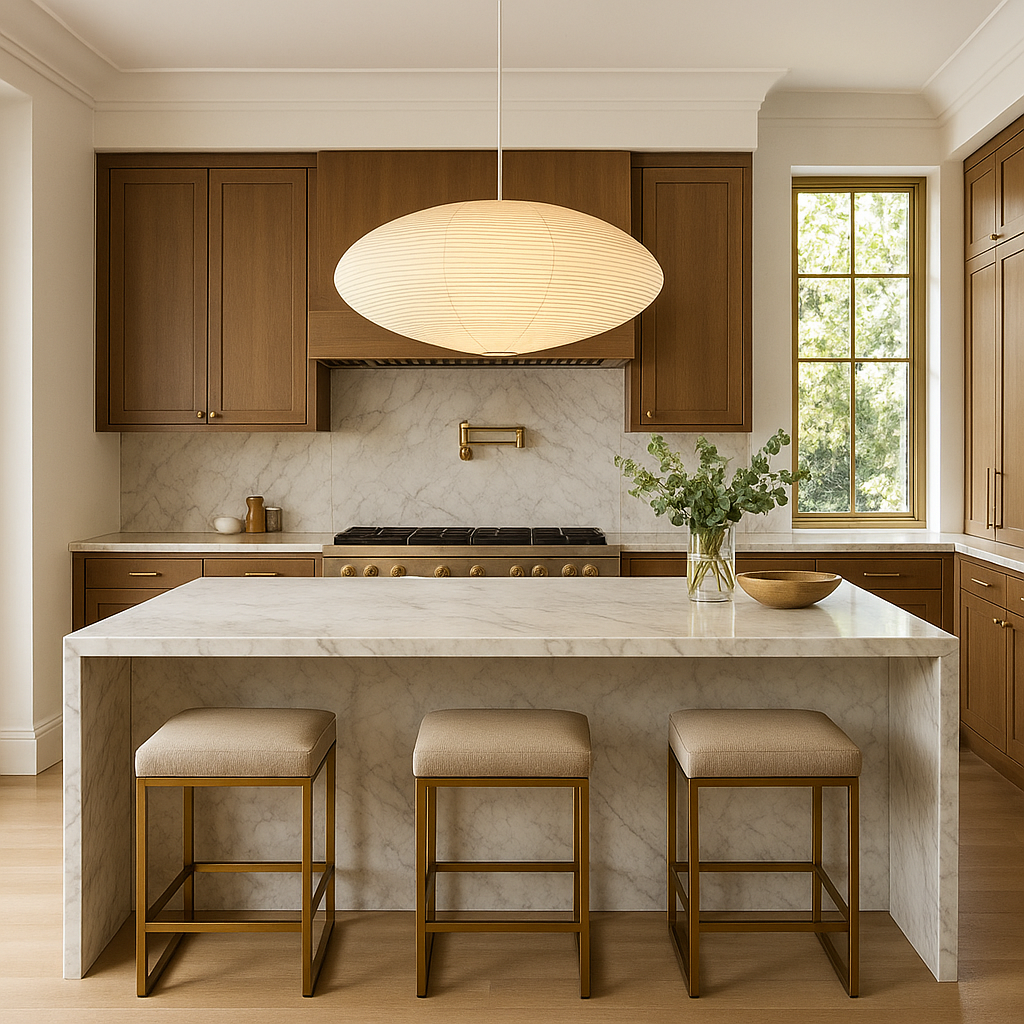 Lumeviah | Japanese Vintage-style Paper Pendant Lamp from Wabi 4