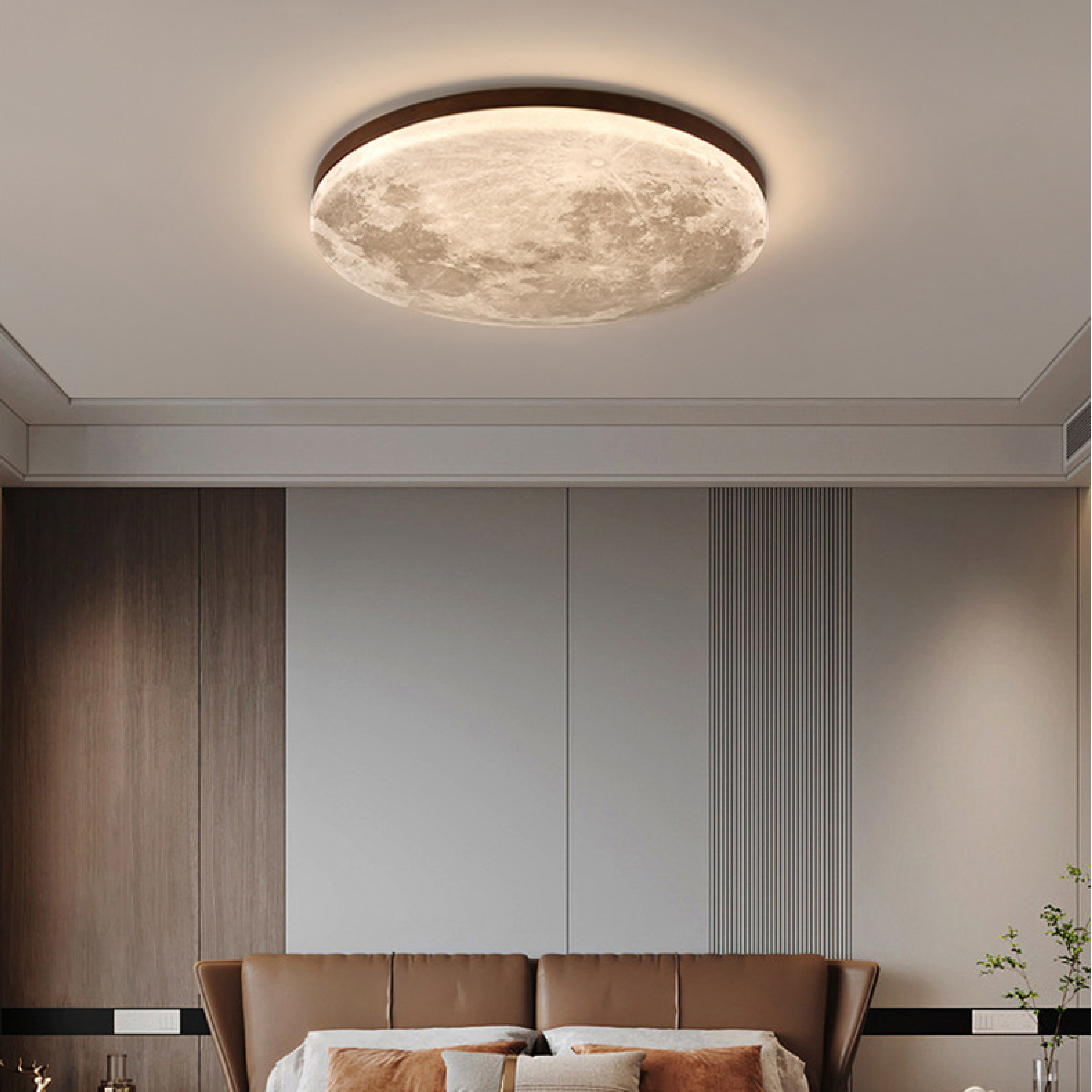 LumiGlow | Luminous Moon Ceiling Lamp for Glowing Ambience 2
