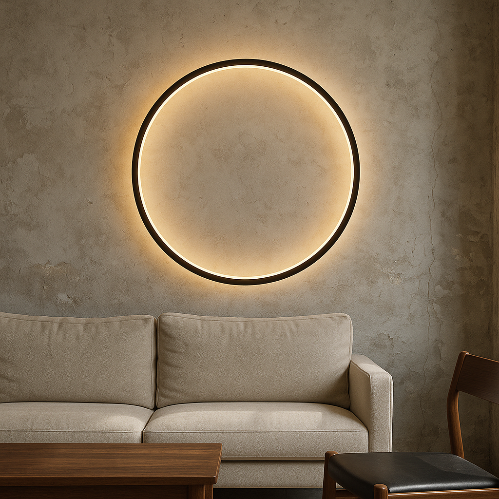Luminoré | Modern Ring Wall Lamp for Sleek Home Living 4