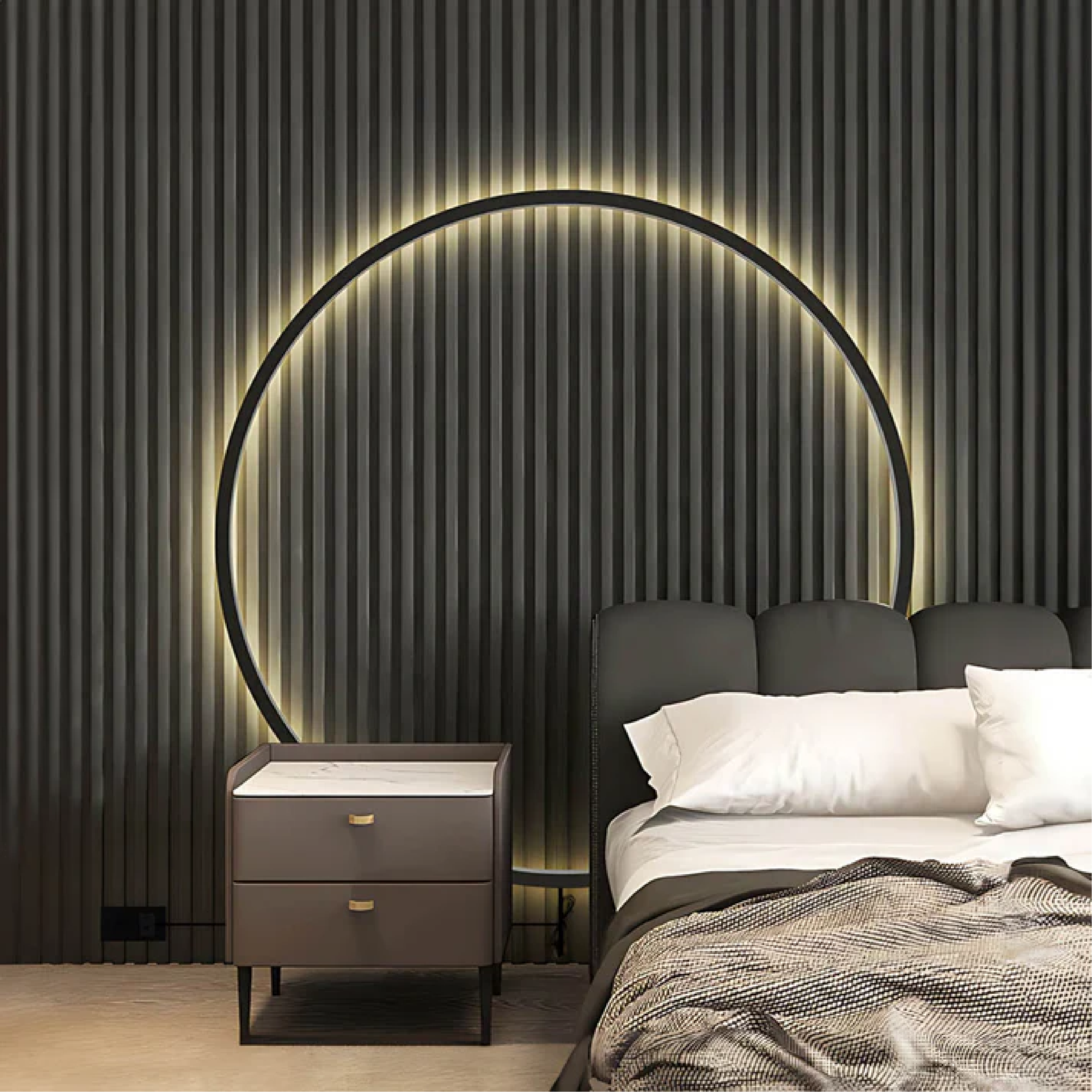 Luminoré | Modern Ring Wall Lamp for Sleek Home Living 6