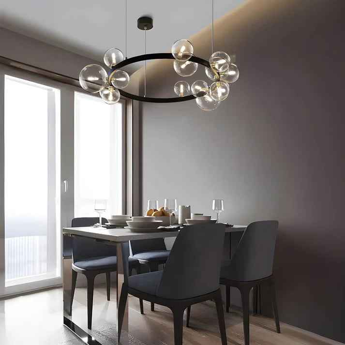 Lunoa | Sophisticated Ring Chandelier for Contemporary Modern Interiors