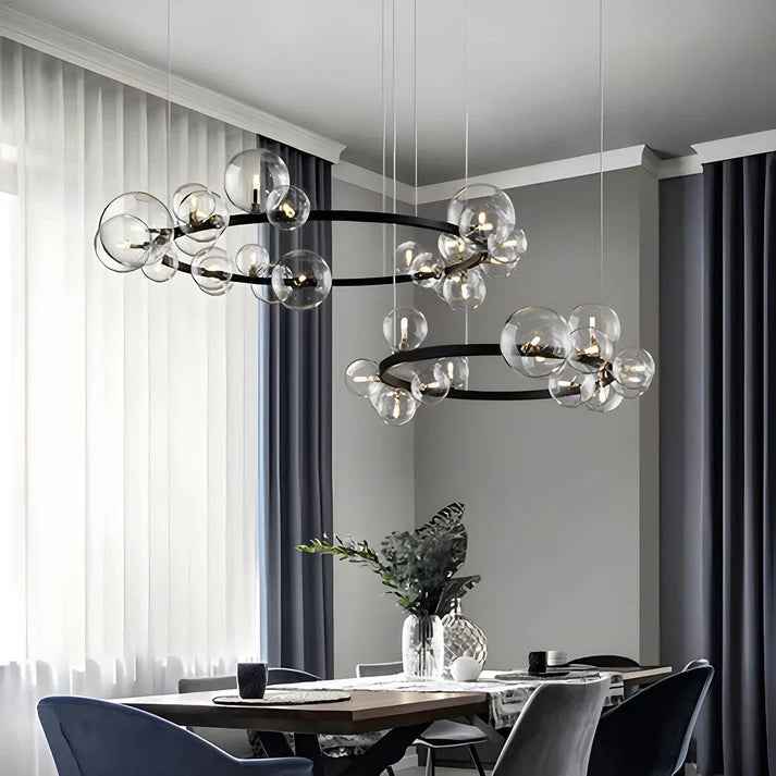 Lunoa | Sophisticated Ring Chandelier for Contemporary Modern Interiors