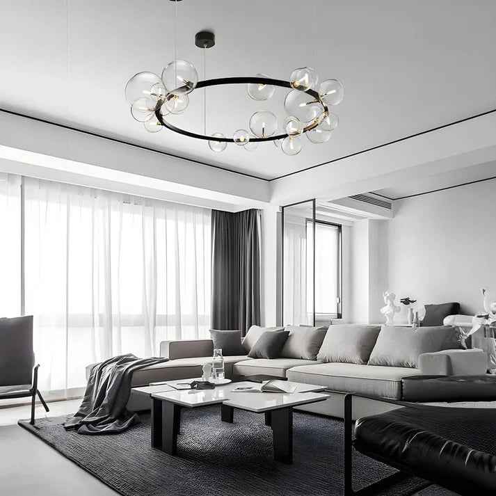 Lunoa | Sophisticated Ring Chandelier for Contemporary Modern Interiors