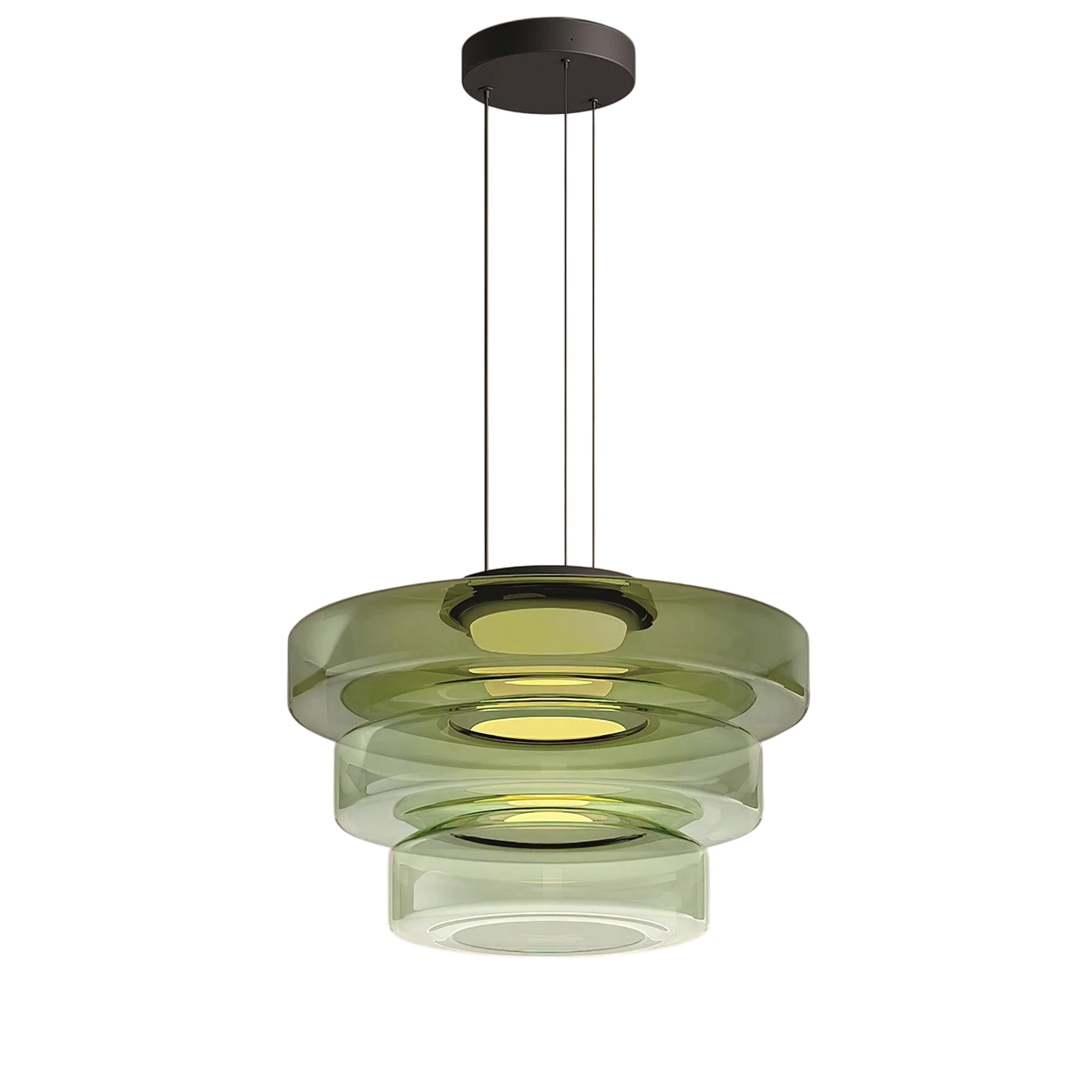 Luxelle | Danish Inspired Glass Bauhaus Pendant Lamp 9