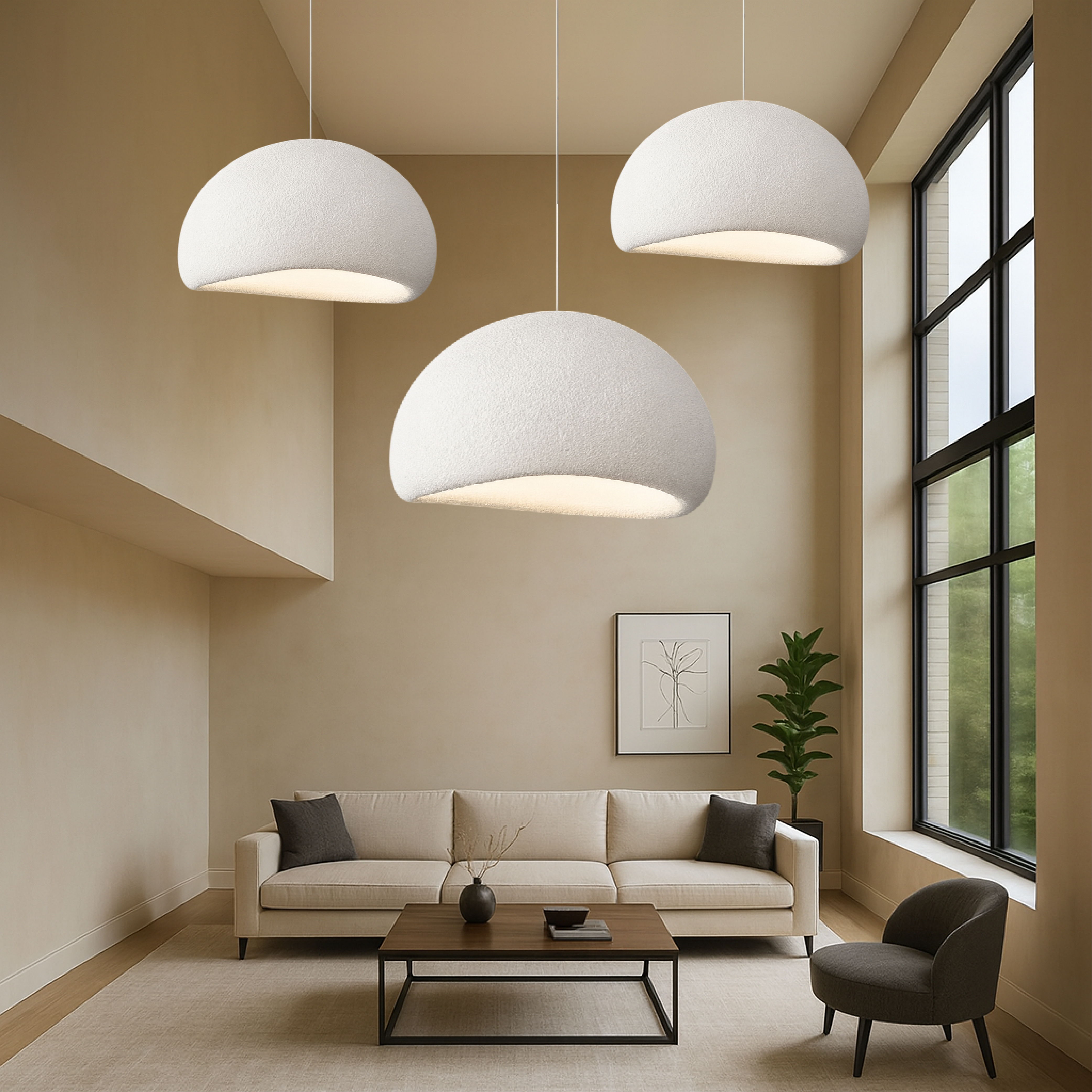 Lysian | Minimalist Aesthetic Wabi Sabi Pendant Lamp 3