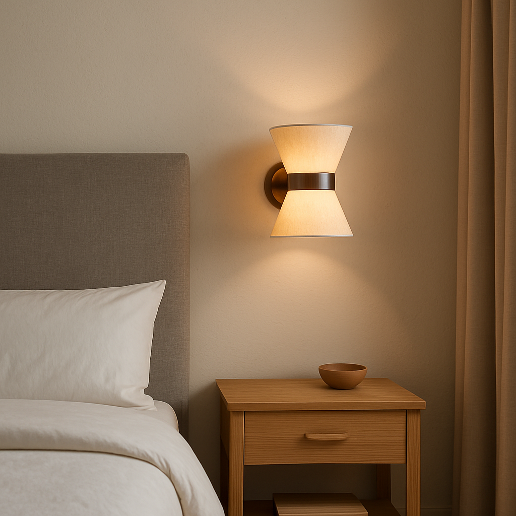 Lysun | Modern Japanese-inspired Wabi Sabi Silk Wall Lamp 2