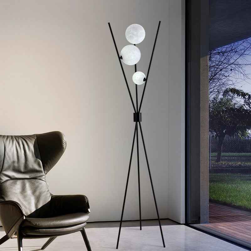 Melinor | Moon-Inspired Table and Floor Lamp for Modern Interiors