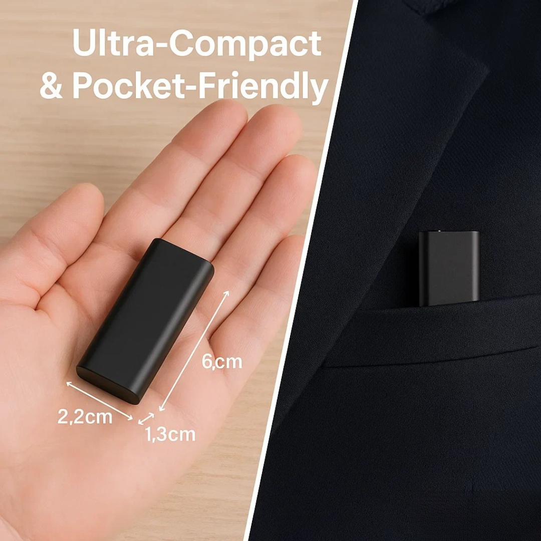 Mini Digital Voice Recorder with Voice Activation, HD Quality, 50 Hours Battery Life – Portable Audio Recorder 3
