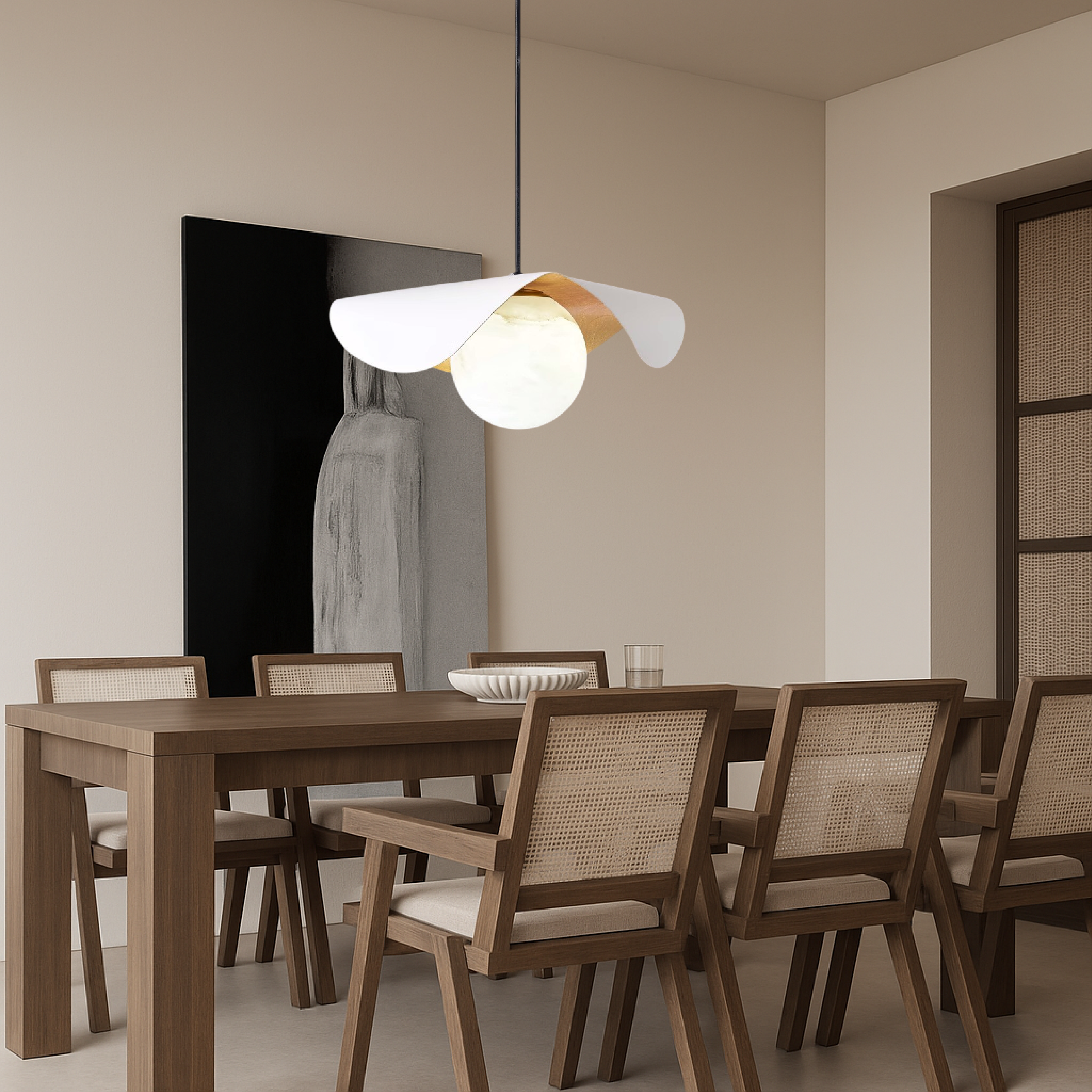 Modenao | Marble Ball Pendant Light for Minimalist Interiors