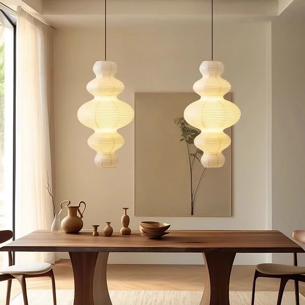 Multi-layered Rice Paper Pendant Lamp 2
