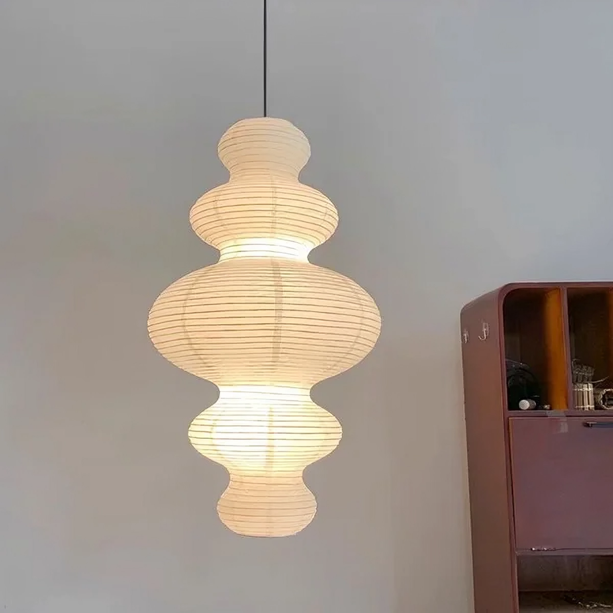 Multi-layered Rice Paper Pendant Lamp 3