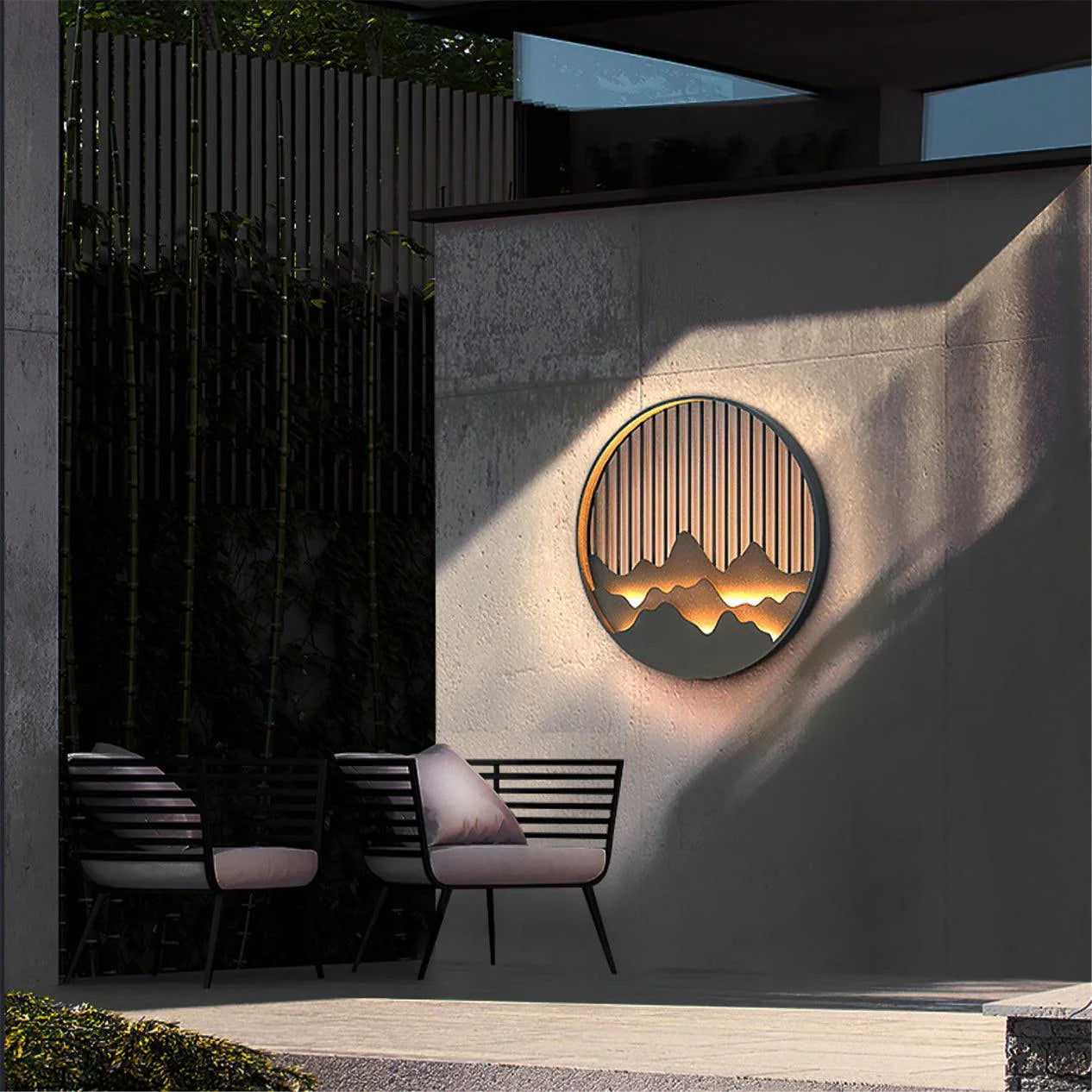 Novalith | Artistic Mountain Wall Lamp Outdoor for Home Interiors 3