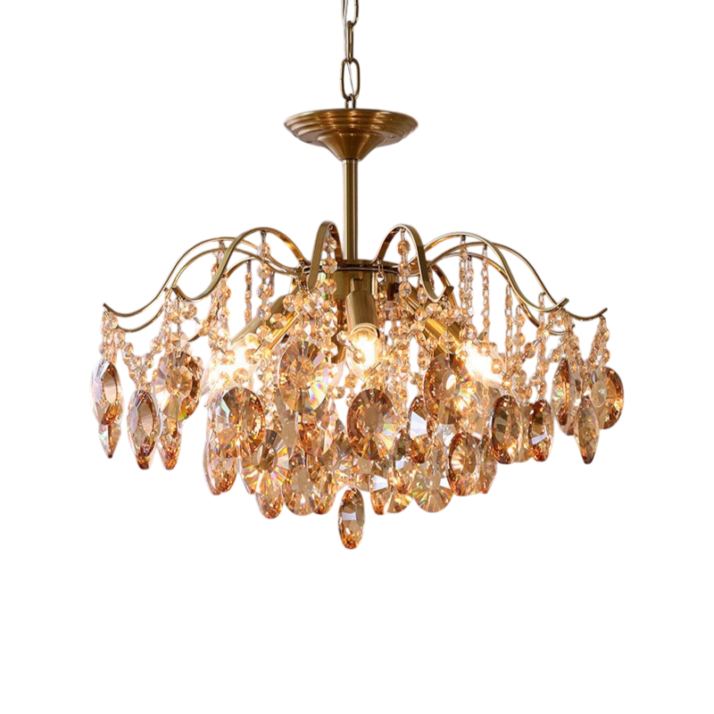 Omira | Crystal Retro Chandelier with Luxurious Touch for Modern Interiors