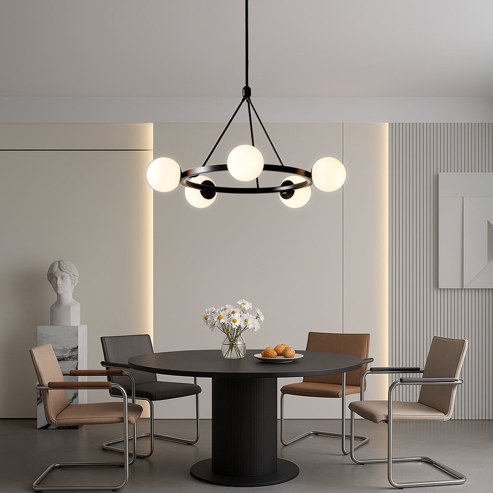Ostra | Minimalist Chandelier Nordic 5 heads 2
