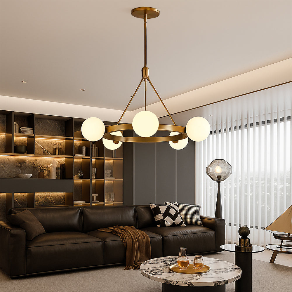 Ostra | Minimalist Chandelier Nordic 5 heads 3