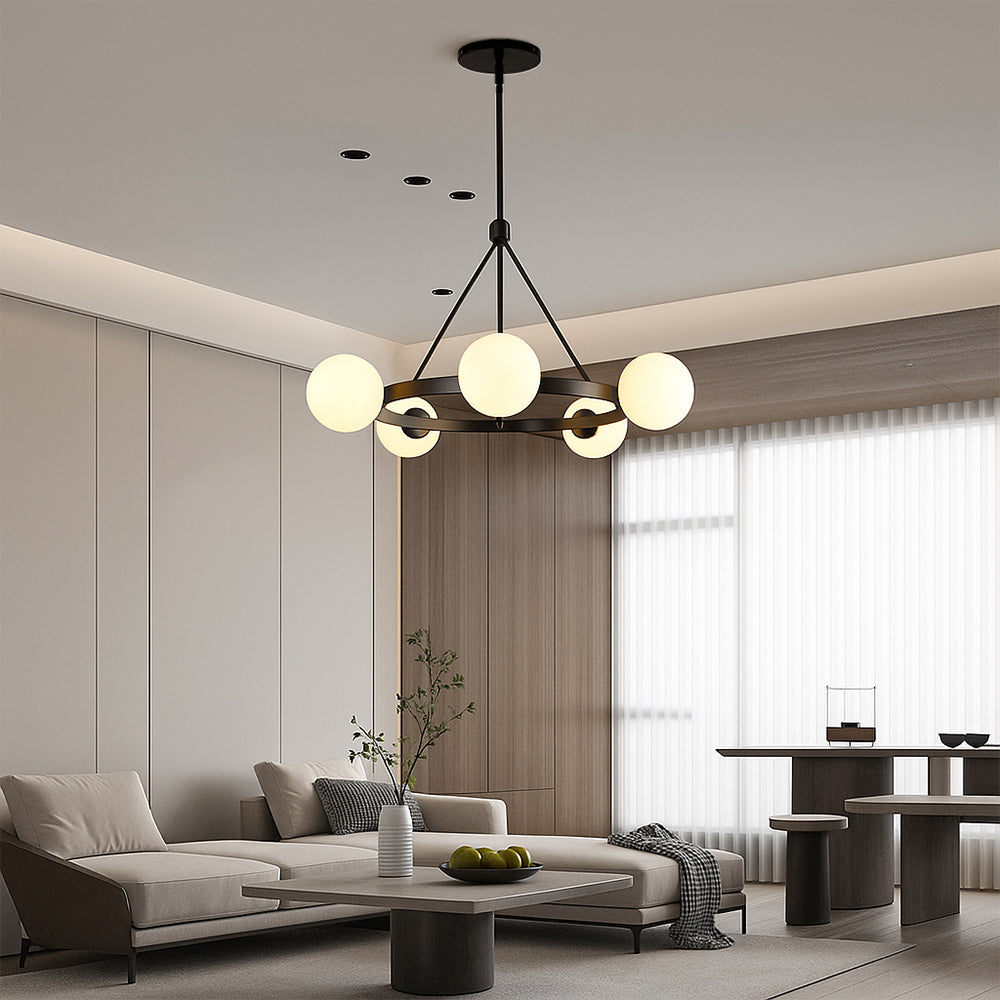 Ostra | Minimalist Chandelier Nordic 5 heads 4