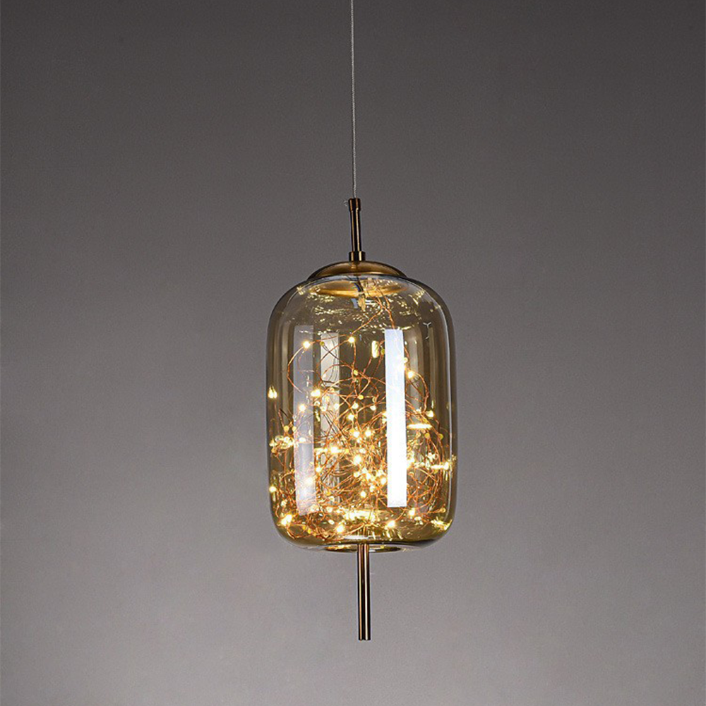 Pendant Light Glass Modern LED Ceiling Lamp 2