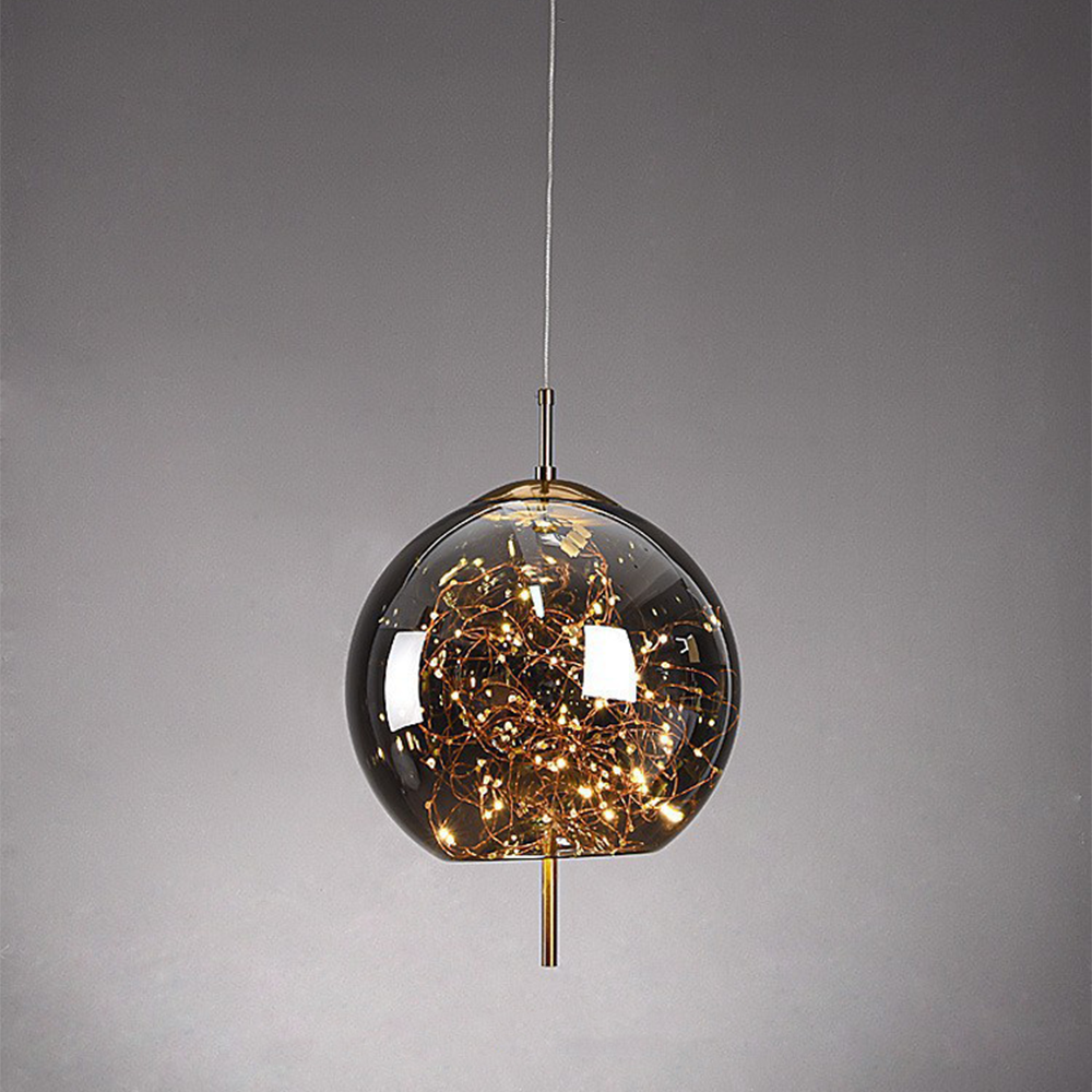 Pendant Light Glass Modern LED Ceiling Lamp 9