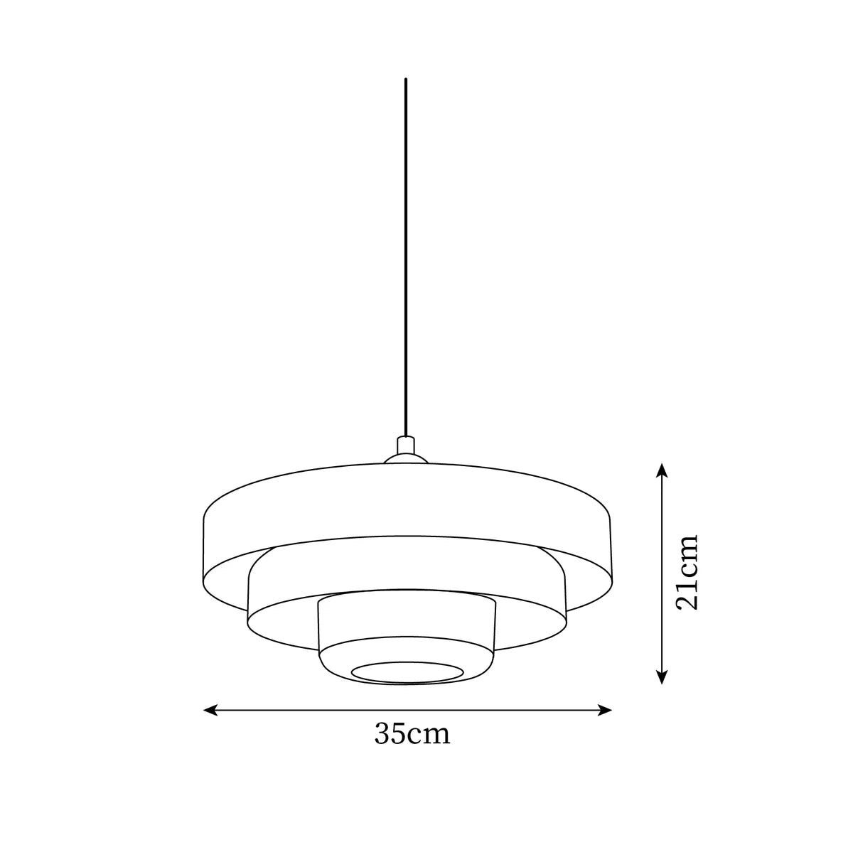 Pendant Light Mid-Century Orange Metal Fixture 7