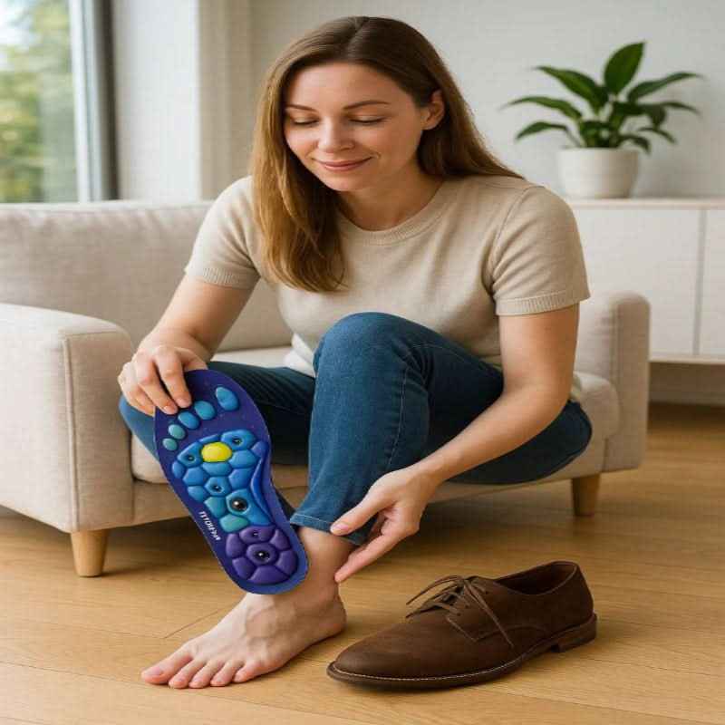 PolarityPath | Reflexology Insoles with Magnetic Balance and Support Design