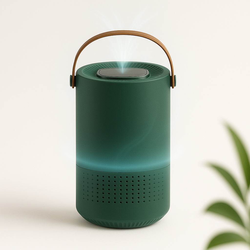 Portable HEPA Air Purifier with USB Power – Compact and Quiet for Home, Office, and Car 1