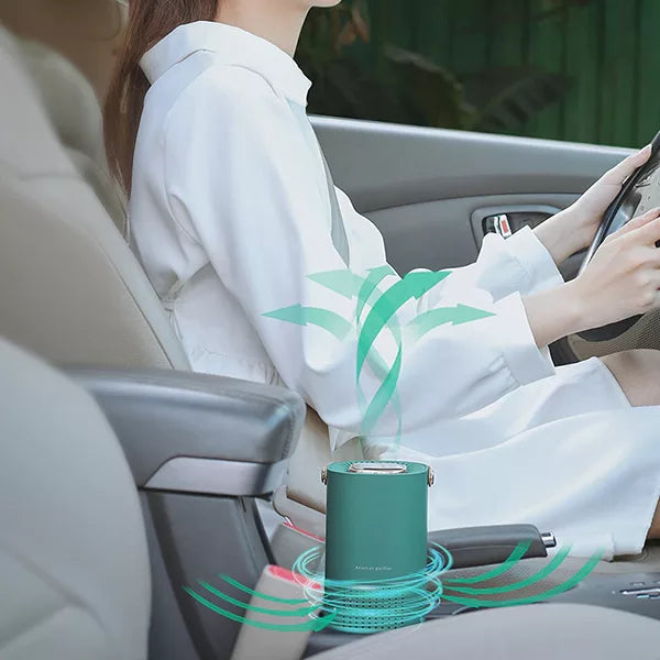 Portable HEPA Air Purifier with USB Power – Compact and Quiet for Home, Office, and Car 4