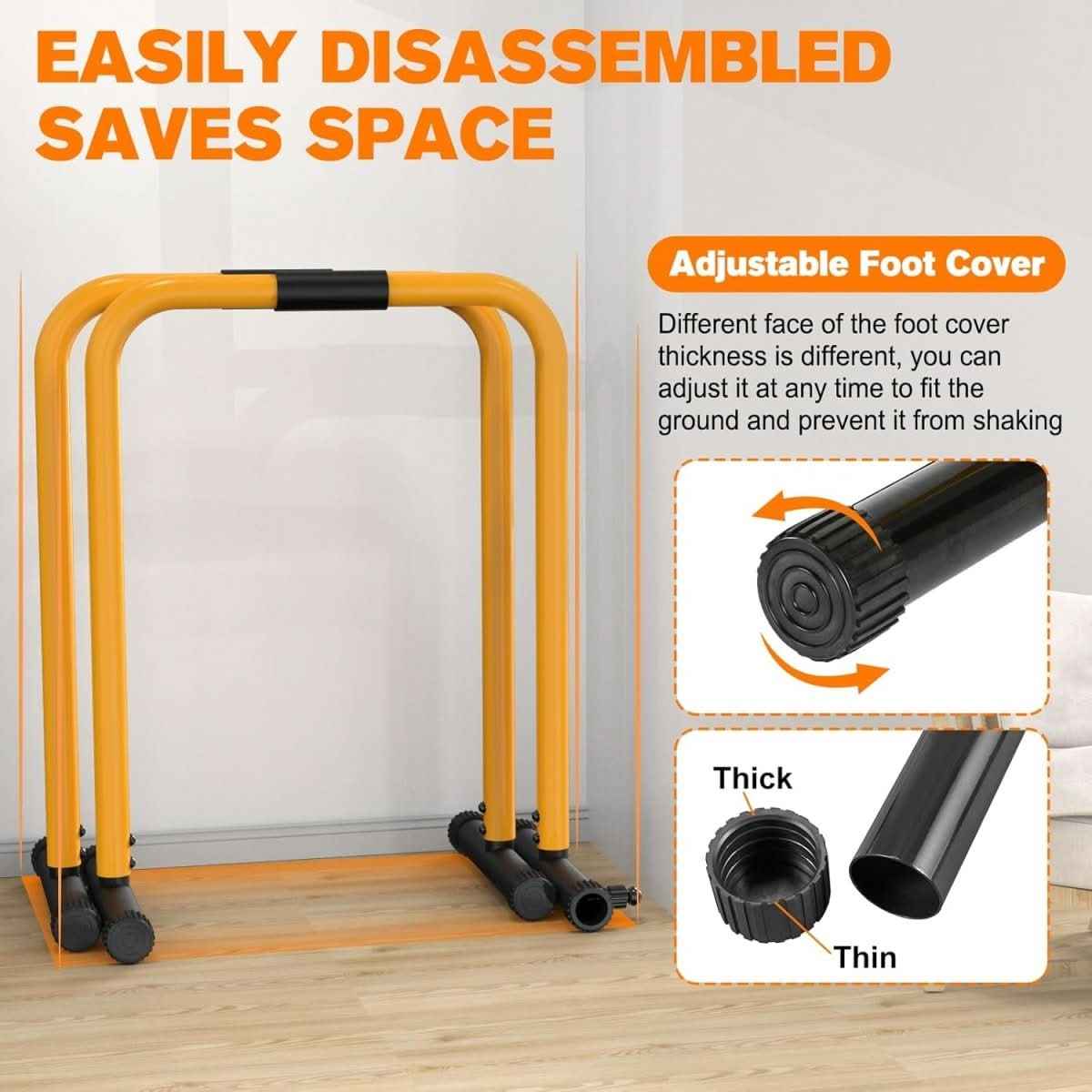 PowerGrip Pro | Adjustable Dip Bar for Full-Body Muscle Activation