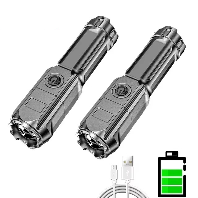 Compact EDC LED Flashlight with High Brightness and Durable Aluminum Design for Self-Defense 5