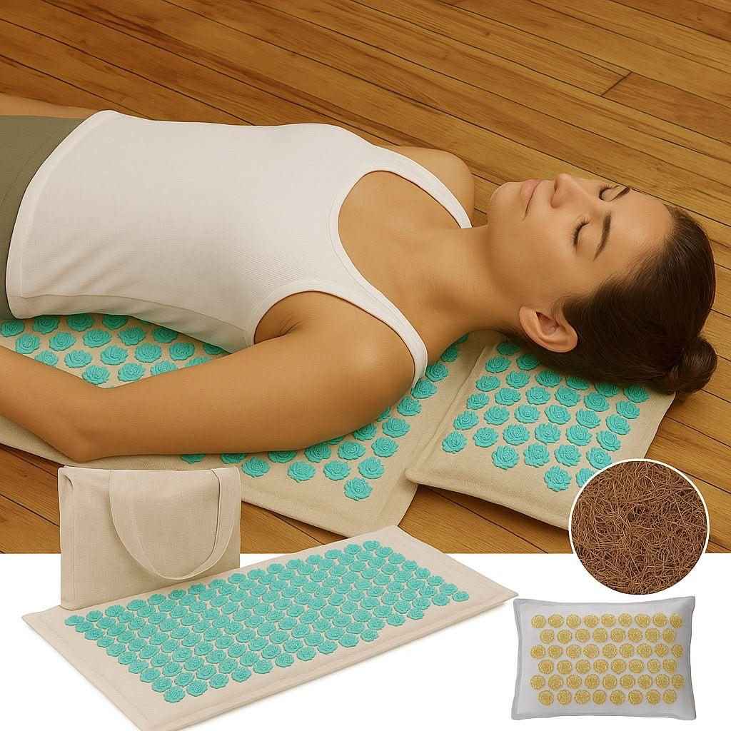 PressureEase | Therapeutic Acupressure Mat for Relaxation and Wellness Balance