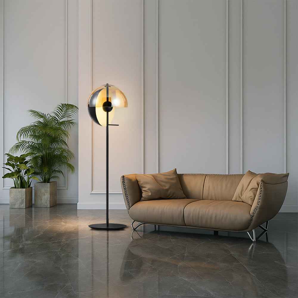 Prion | Modern Glass Floor Lamp for Modern Interiors