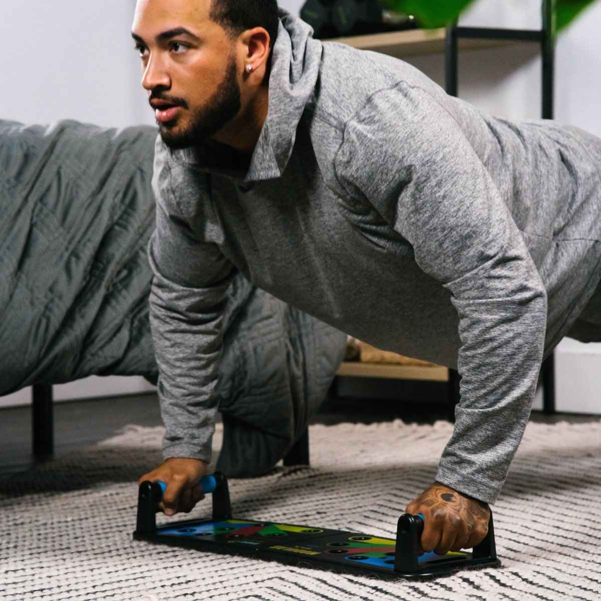 QuadroPress | Ergonomic Push-Up Trainer for Core and Upper Body Strength