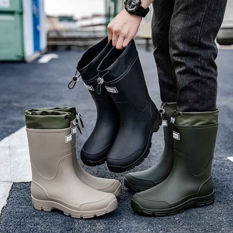 RainAura | Women’s Mid-Calf Waterproof Lightweight Rain Boots